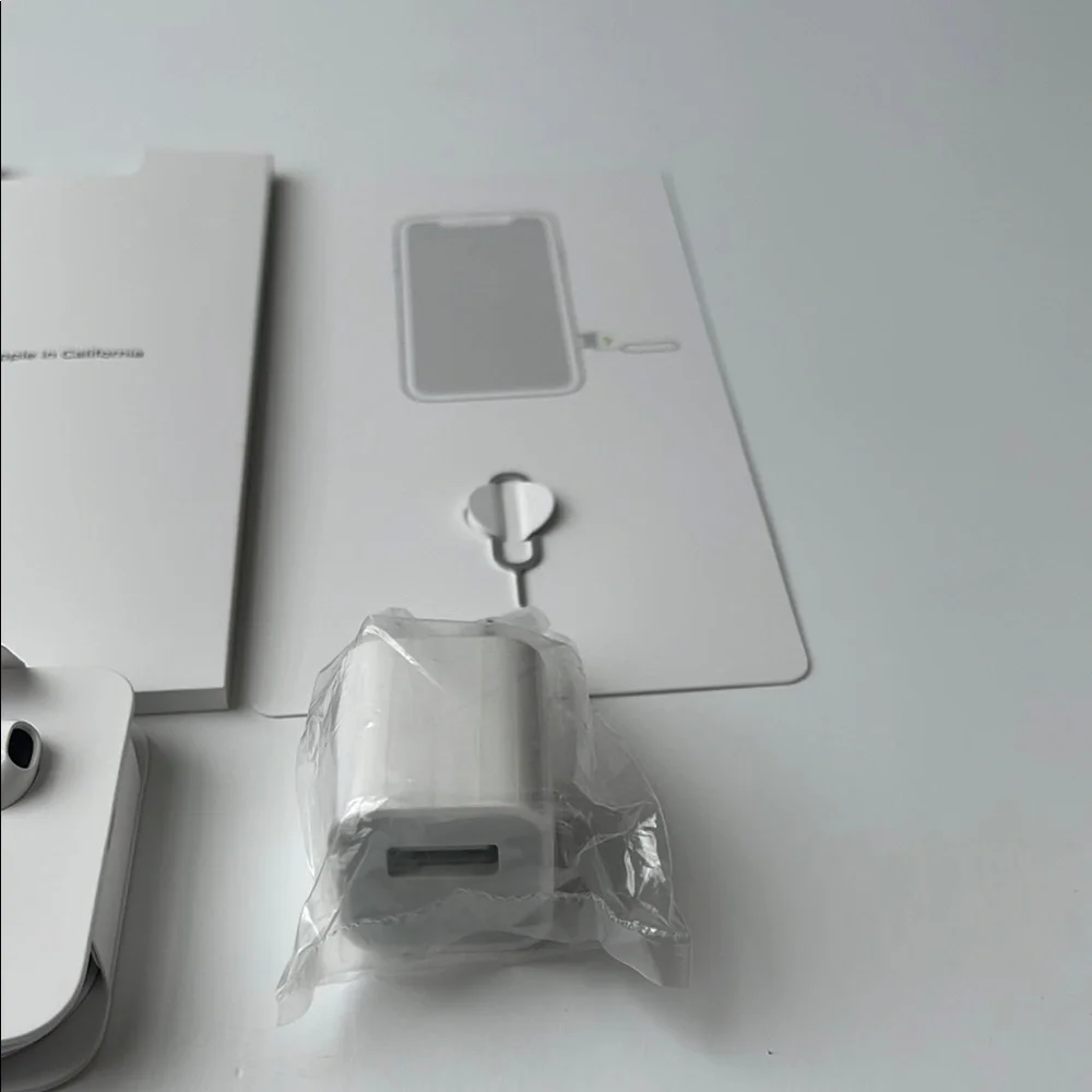 Apple White EarPhones with Lightning Cable